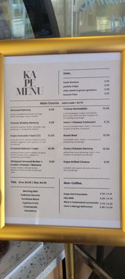 Menu photo 1 Kape Roasters Laguna Niguel, CA