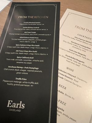 Menu photo 1 Earls Kitchen + Bar Miami, FL