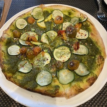 Plateia - Carrot pesto pizza - Mediterranean Near Me - Los Angeles, California Plateia - Carrot pesto pizza - Mediterranean Near Me - Los Angeles, California