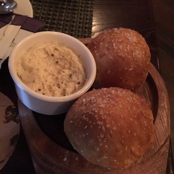 Cedric's Tavern - The Biscuits are pretzel with a light dipping mustard. Yum! - Pubs Near Me - Asheville, North Carolina