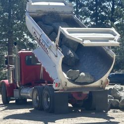 Cinderlite Trucking - 14 tons of boulders