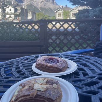 Le fournil Bakery - View from the patio - Bakeries Near Me - Canmore, Alberta Le fournil Bakery - View from the patio - Bakeries Near Me - Canmore, Alberta
