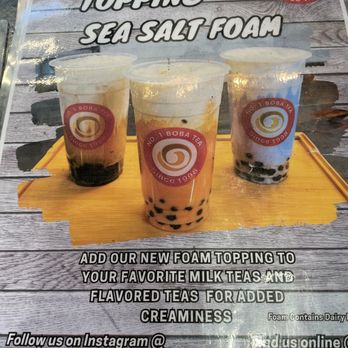 No. 1 Boba Tea - Container Park - Sea Salt Foam Option - Bubble Tea Near Me - Las Vegas, Nevada No. 1 Boba Tea - Container Park - Sea Salt Foam Option - Bubble Tea Near Me - Las Vegas, Nevada
