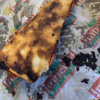 Imperial Pizza - Burnt take out pizza. - Pizza Near Me - Buffalo, New York