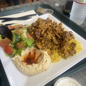 The Green Olive - Chicken Shawarma Plate - Mediterranean Near Me - Compton, California The Green Olive - Chicken Shawarma Plate - Mediterranean Near Me - Compton, California