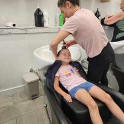 The Salon By Paul Kabaghian - My little one enjoying being pampered