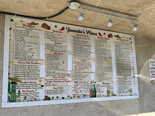 Menu photo 3 Juanito's Place Lancaster, CA Menu photo 3 Juanito's Place Lancaster, CA