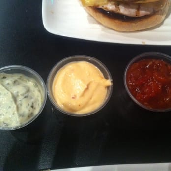 Grill'd - Wintergarden - Herbed mayo, chilli mayo, tomato relish sauce - Burgers Near Me - Brisbane, QLD