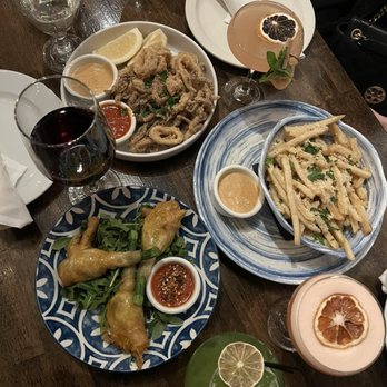 Rusticucina - Fried zucchini blossoms 1/5, calamari, truffle fries 4.8/5 - Italian Near Me - San Diego, California