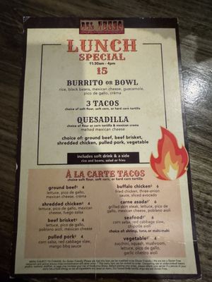 Menu photo 2 Del Fuego St. James, NY