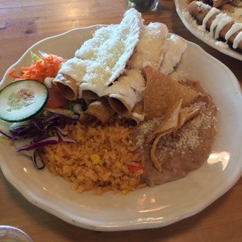 Jugos Acapulco - Flautas Combo Plate - Mexican Near Me - Garden Grove, California