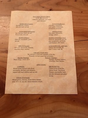 Menu photo 4 Palo Mesa Pizza San Luis Obispo, CA