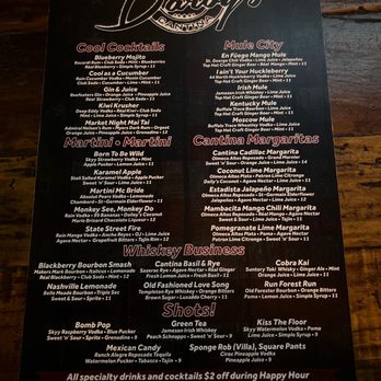 Darby's American Cantina - Drink menu - Bars Near Me - Redlands, California Darby's American Cantina - Drink menu - Bars Near Me - Redlands, California