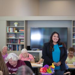 St. Paul's PACE - El Cajon - At our wellness center, socialization and activities are an important part of every day.