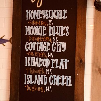19 Raw - The oyster choices are expanding daily - Seafood Near Me - Edgartown, Massachusetts