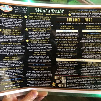 Berry Fresh Cafe - "Specials" menu - Breakfast & Brunch Near Me - Jupiter, Florida