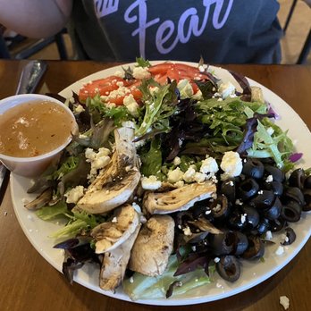 Angel Fired Pizza - House salad. Very fresh. Loaded with veggies. Excellent. - Pizza Near Me - Angel Fire, New Mexico Angel Fired Pizza - House salad. Very fresh. Loaded with veggies. Excellent. - Pizza Near Me - Angel Fire, New Mexico