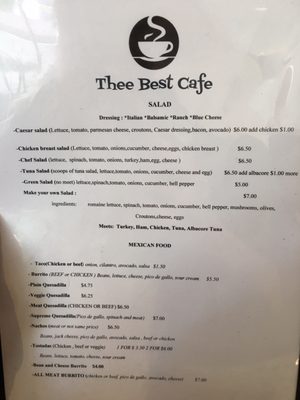 Menu photo 2 Thee Best Cafe Brea, CA Menu photo 2 Thee Best Cafe Brea, CA