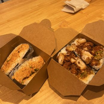 Capital Musubi - Tysons - Spicy Salmon Musubi chicken karaage masubi - Japanese Near Me - Tysons, Virginia Capital Musubi - Tysons - Spicy Salmon Musubi chicken karaage masubi - Japanese Near Me - Tysons, Virginia