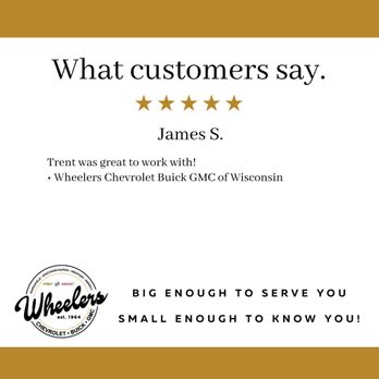 Wheelers Chevrolet - #customerfeedback - Auto Repair Near Me - Wisconsin Rapids, Wisconsin Wheelers Chevrolet - #customerfeedback - Auto Repair Near Me - Wisconsin Rapids, Wisconsin