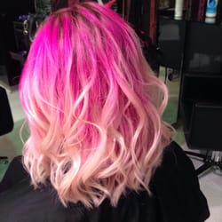 Hairmesphere - Pink to blonde ombré by Amy