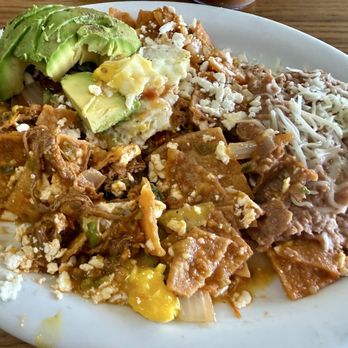 Nat's Early Bite Coffee Shop - Chilaquiles with machaca - Diners Near Me - Sherman Oaks, California