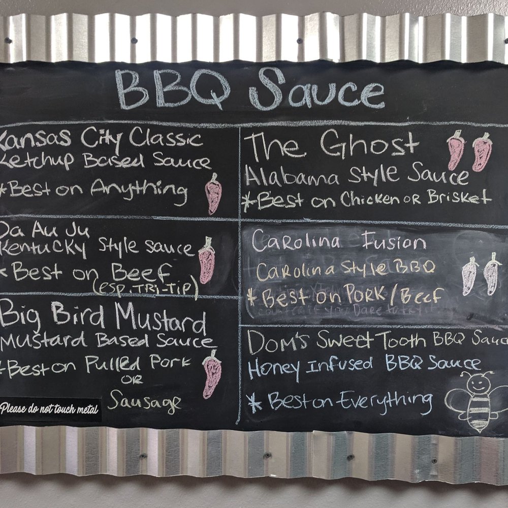 Cornerstone BBQ - Sauce station - Barbeque Near Me - Beaumont, California