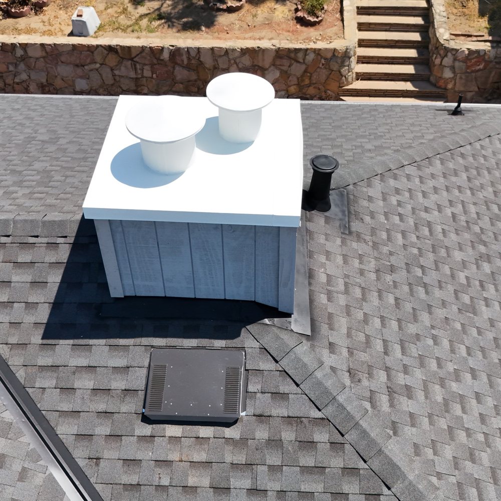 First Tier Exterior - New Attic vent + color coordinated Pipes - Roofing Near Me - Santa Clara, California First Tier Exterior - New Attic vent + color coordinated Pipes - Roofing Near Me - Santa Clara, California