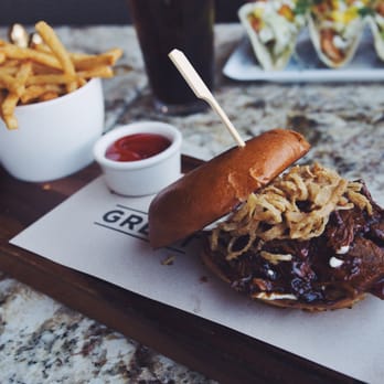 Great Maple - Smoked brisket sandwich - New American Near Me - Newport Beach, California