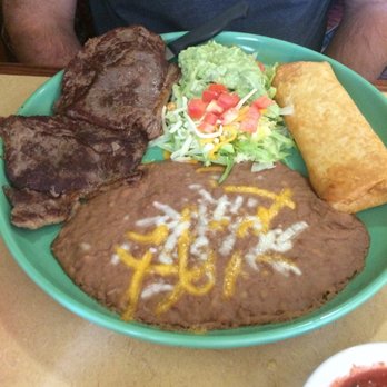 El Ranchero - Asada y mas with a chicken chimichanga.. yum! - Mexican Near Me - Kelso, Washington