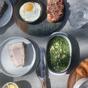 Ember & Rye - Beef Tartare And creamed spinach - Seafood Near Me - Carlsbad, California