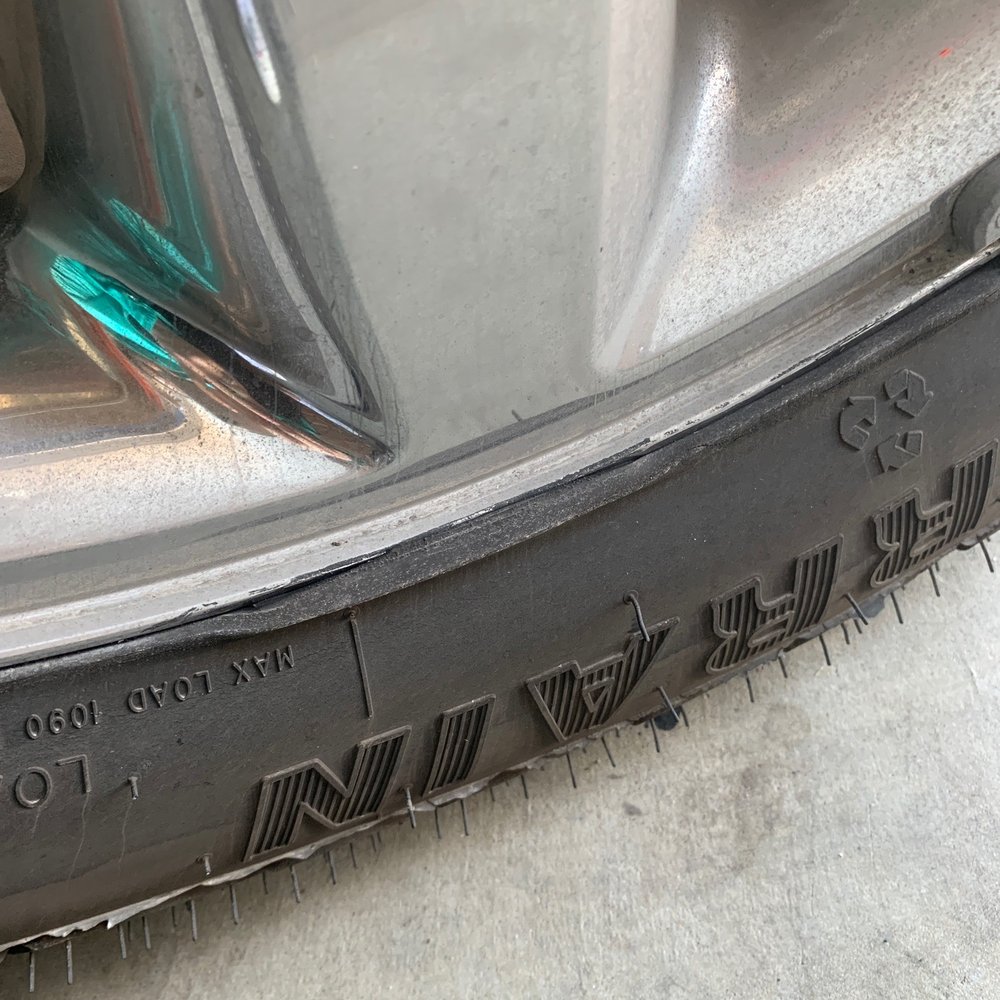 TreadWright Tires - Flashing that continues to get worse and stick out the rim - Tires Near Me - Houston, Texas TreadWright Tires - Flashing that continues to get worse and stick out the rim - Tires Near Me - Houston, Texas
