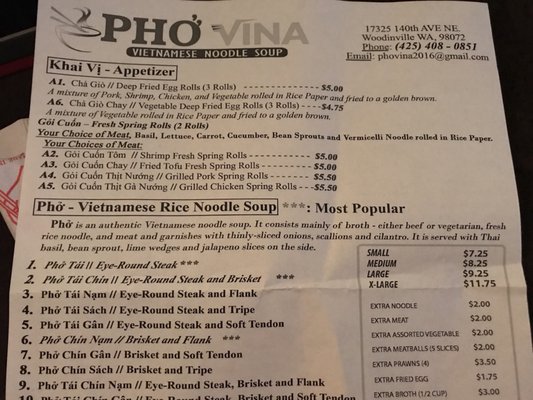 Menu photo 8 Pho Vina Woodinville, WA Menu photo 8 Pho Vina Woodinville, WA