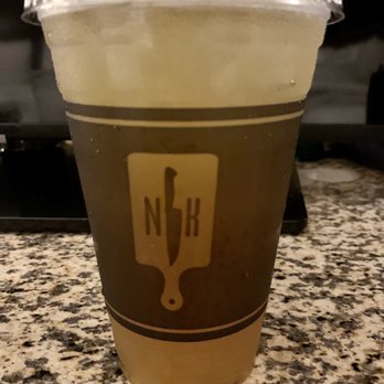 Nguyen's Kitchen - Peach and Lychee Green Tea was quite sweet but refreshing. Dilute with ice water - Vietnamese Near Me - Orange, California