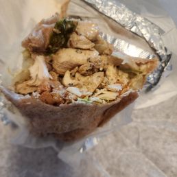 Terrible chicken ceasar wrap. All chicken Terrible chicken ceasar wrap. All chicken