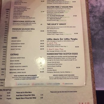 Piebury Corner - Menu - British Near Me - London, XGL Piebury Corner - Menu - British Near Me - London, XGL