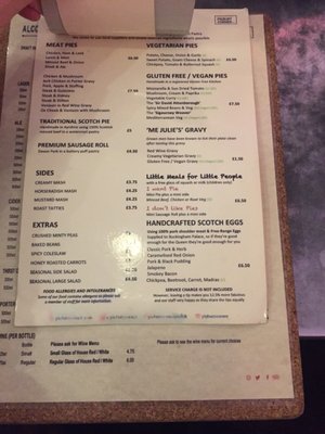 Menu photo 2 Piebury Corner London, XGL Menu photo 2 Piebury Corner London, XGL