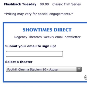 Foothill Cinema 10 - Pricing and address - Cinema Near Me - Azusa, California