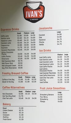 Menu photo 2 Ivans Riverside, CA