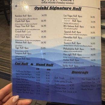 Oyishi Sushi - Menu - Sushi Bars Near Me - Chino, California Oyishi Sushi - Menu - Sushi Bars Near Me - Chino, California