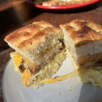 The Golden Bear - Sunrise sando cut in half - Bars Near Me - Sacramento, California The Golden Bear - Sunrise sando cut in half - Bars Near Me - Sacramento, California