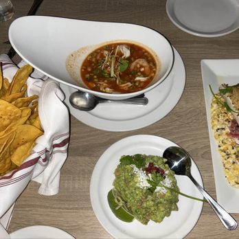 Mole Mexican Kitchen - Ceviche De Camaron Guacamole & Chips Roasted Bone Marrow - Mexican Near Me - Sedona, Arizona