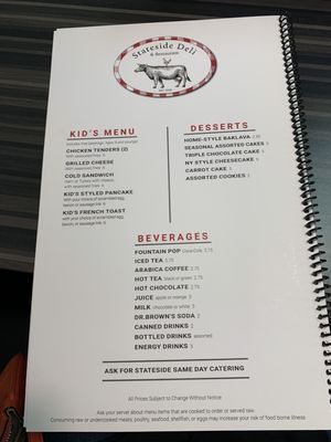 Menu photo 4 Stateside Deli & Restaurant Okemos, MI Menu photo 4 Stateside Deli & Restaurant Okemos, MI