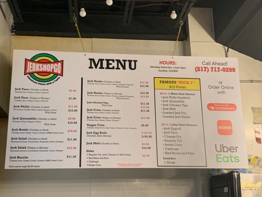 Menu photo 1 Jerk Shop Go Springfield, IL