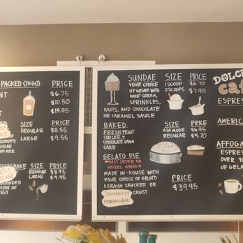Dolce Gelato - Menu - Ice Cream & Frozen Yogurt Near Me - Laguna Beach, California Dolce Gelato - Menu - Ice Cream & Frozen Yogurt Near Me - Laguna Beach, California