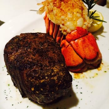 Ocean Prime - 10z filet with lobster tail - Seafood Near Me - Boston, Massachusetts