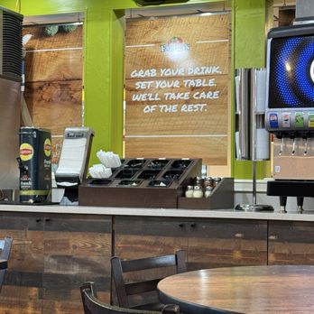 Fazoli's - Drink/silverware area - Italian Near Me - Valdosta, Georgia