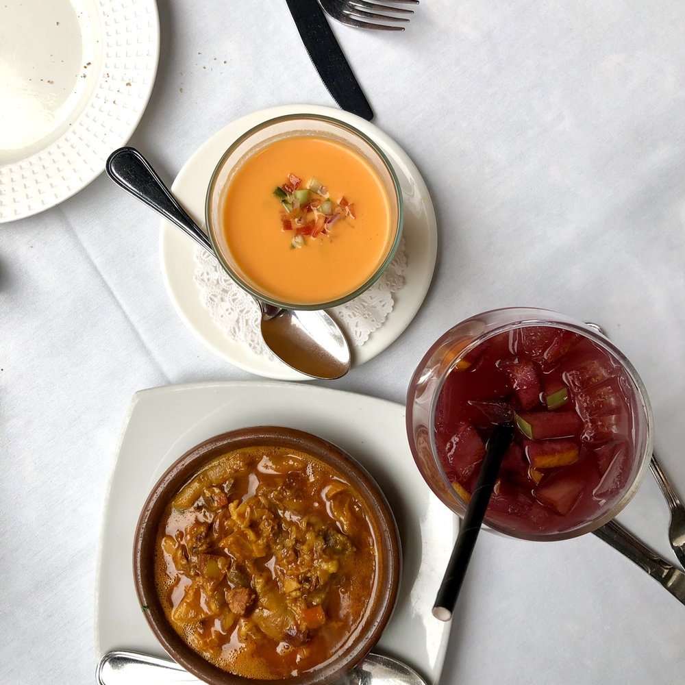 Taberna del Alabardero - Beef tripe stew, cold tomato soup, free red sangria - Spanish Near Me - Washington, DC, District of Columbia Taberna del Alabardero - Beef tripe stew, cold tomato soup, free red sangria - Spanish Near Me - Washington, DC, District of Columbia