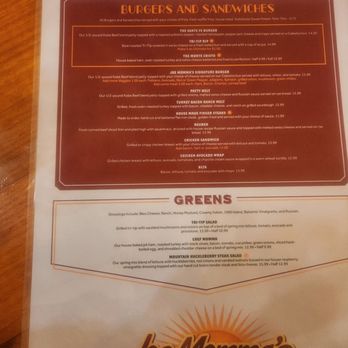 Joe Momma's - Menu - Breakfast & Brunch Near Me - Meridian, Idaho