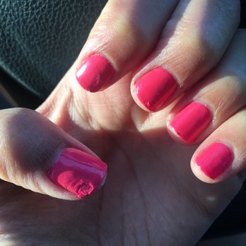 Double OO Nails & Spa - So disappointed. Sloppy disgusting job. Done in a rush and no lotion or hand massage at the end either. - Nail Salons Near Me - Corona, California